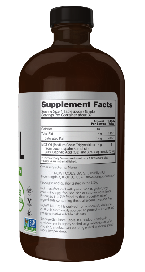 NOW SPORT - MCT Oil - 473ML
