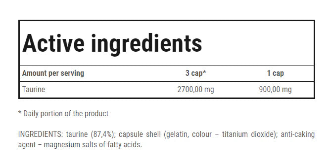 TREC - TAURINE 900
