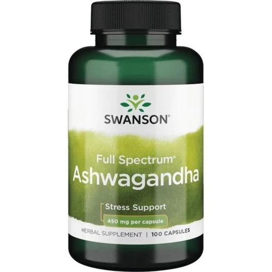 Full Spectrum Ashwagandha, 450mg - 100 caps