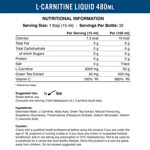 Applied Nutrition L-Carnitine 3000 Liquid