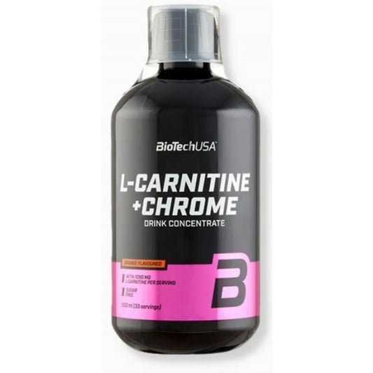 L-Carnitine + Chrome, Orange - 500 ml.