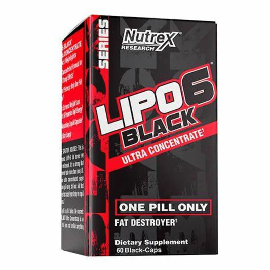 Nutrex Research, LIPO-6 Black, Ultra Concentrate, 60 Capsules