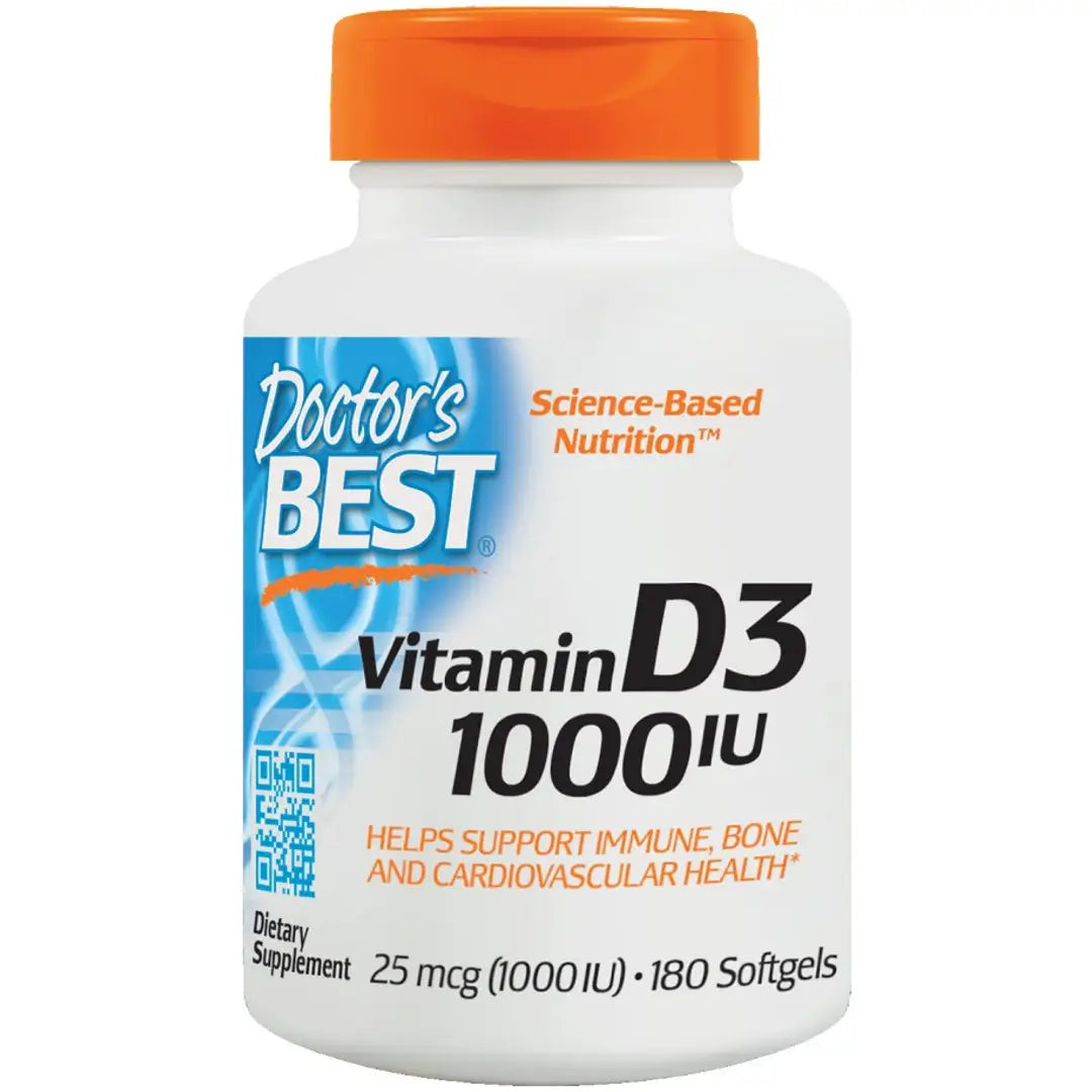 Vitamin D3 - 1000 IU - 180 softgels
