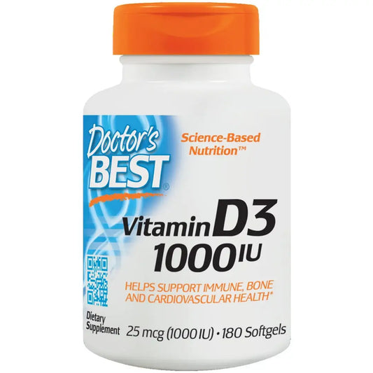 Vitamin D3 - 1000 IU - 180 softgels