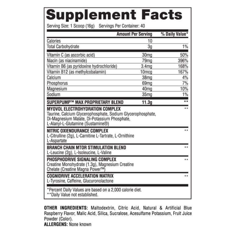 GASPARI - NUTRITION SUPERMAX MAX - 640g