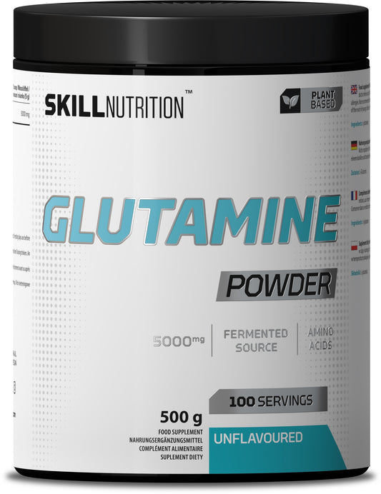 SKILLnutrition - Glutamine Powder, Unflavoured - 500g