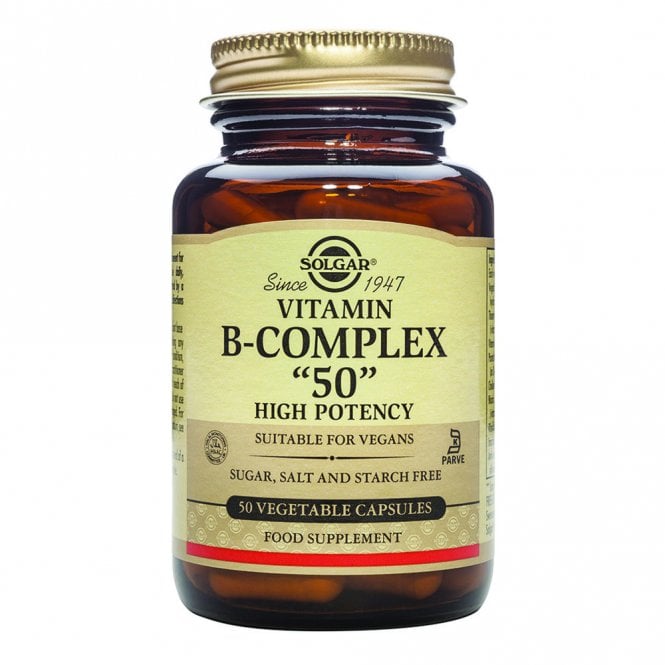 Solgar Formula Vitamin B Complex "50" - 50 Vegicaps