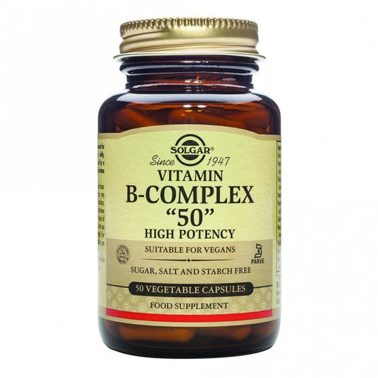 Solgar Formula Vitamin B Complex "50" - 50 Vegicaps