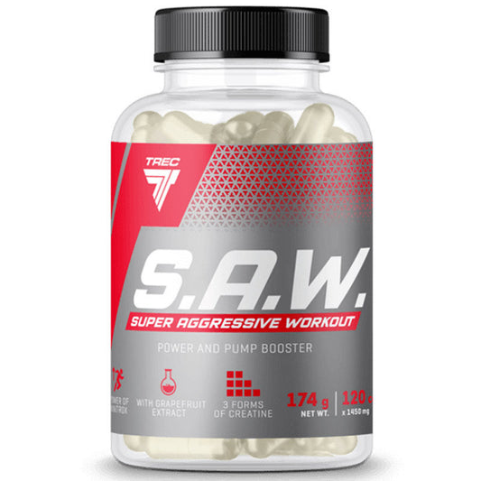 TREC S.A.W Pre workout caps
